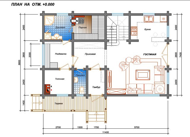 تصميم منزل 130 متر مربع