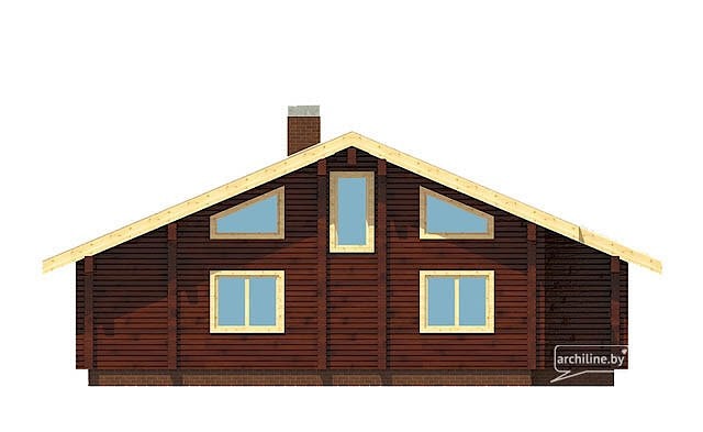 مشروع بيت خشبي ببلاروسيا مساحته 138 متر مربع