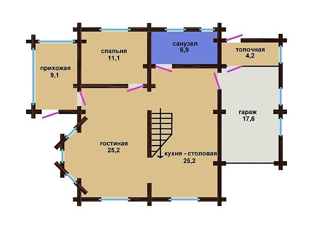 مخطط الطابق الأول